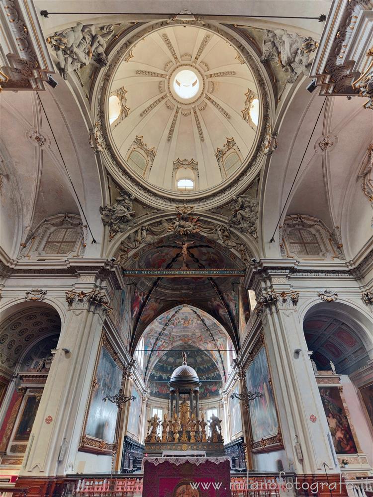 Milan (Italy) - Apses and dome of the Basilica of San Marco 